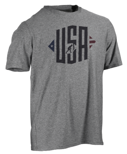 Cliff Keen USA Monogram MXS Melange Performance Tee